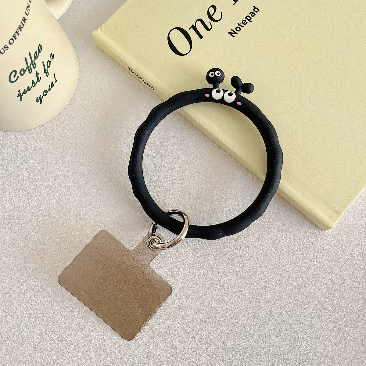 Cartoon Hoop Universal Silicone Phone Wrist Lanyard - Hugmie