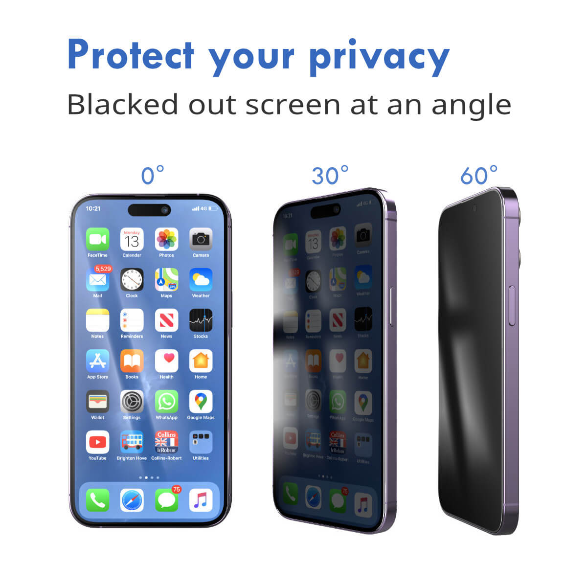 Hugmie® Privacy Glass (iPhone/Samsung) Screen Protector