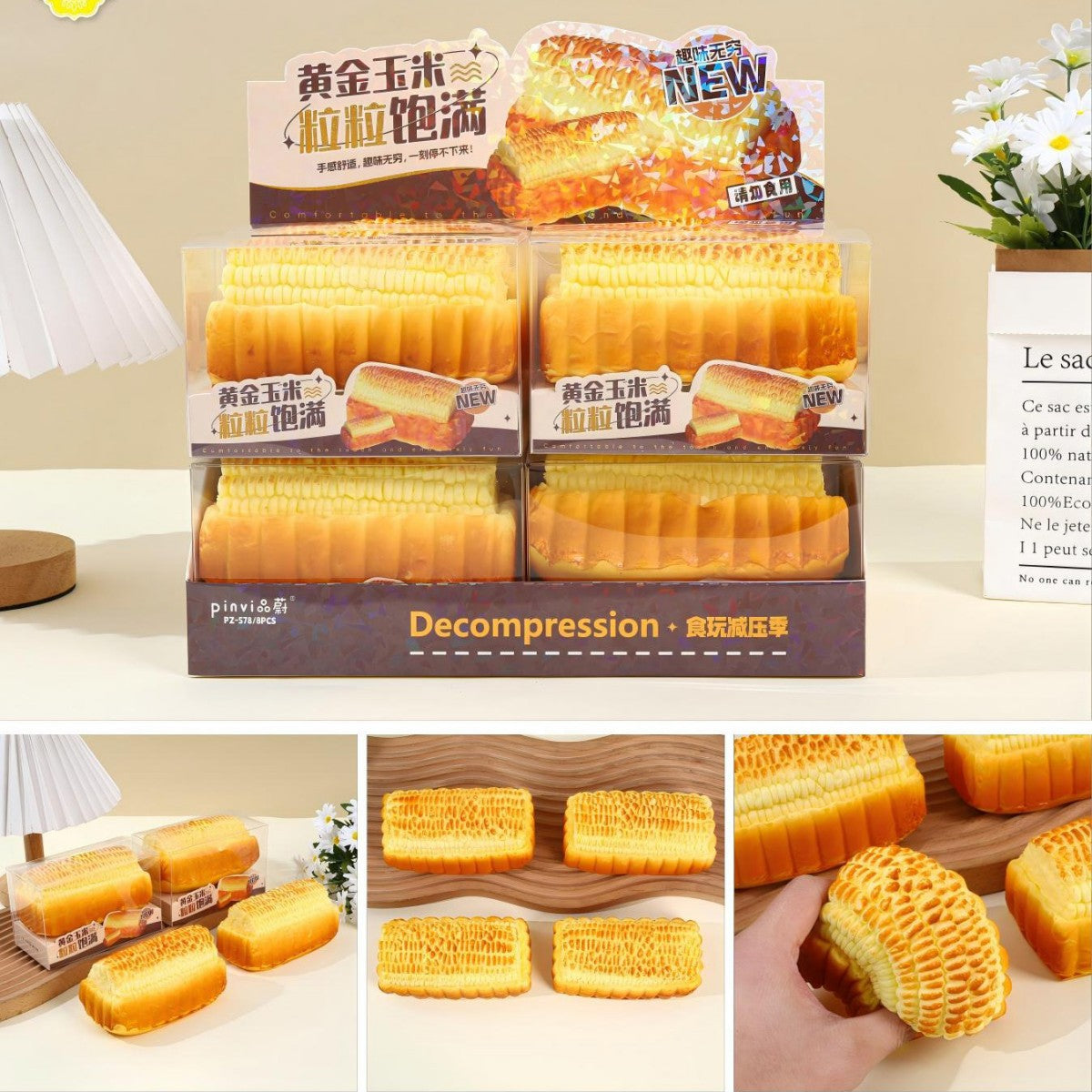 PINVI Kawaii Food Squishies