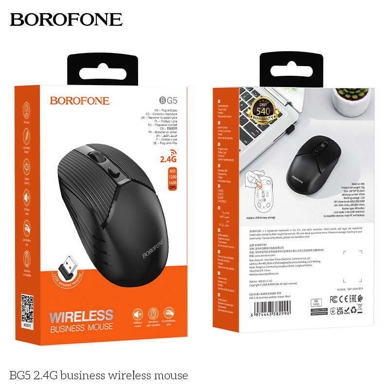 BOROFONE Business Wireless Mouse