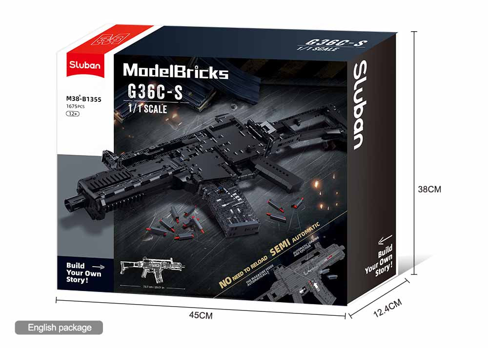 SLUBAN Building Block Gun