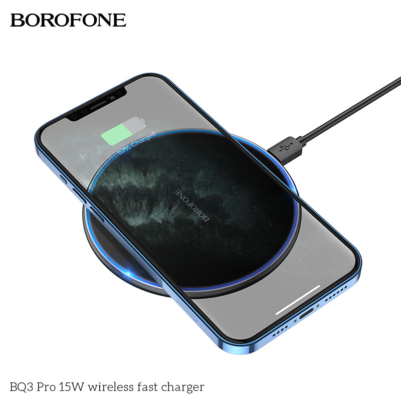 BOROFONE BQ3 Pro 15W Wireless Fast Charger