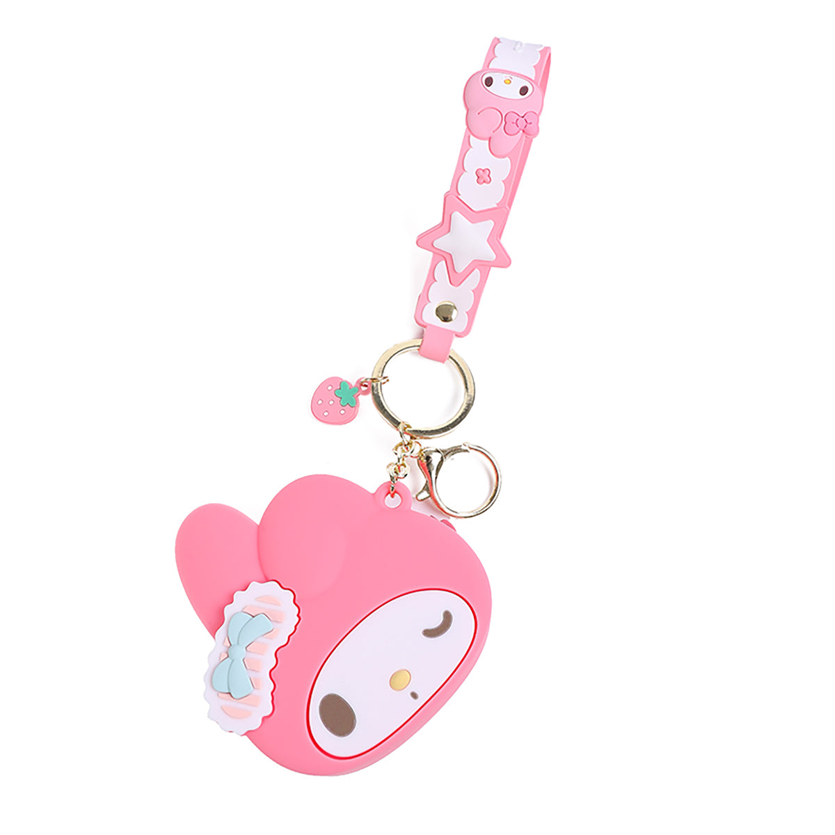 Cartoon Silicone Coin Purse Keychain