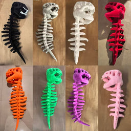 Dinosaur Skeleton Plush Headgear