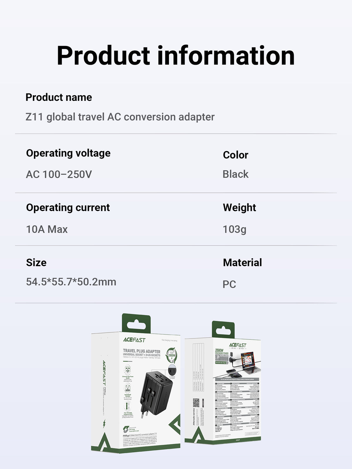 ACEFAST GaN Power Adapter
