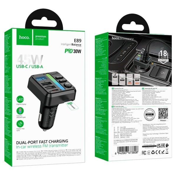HOCO CAR FM TRANSMITTER