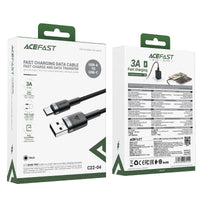 ACEFAST USB-A to USB-C Spring Charging Data Cable