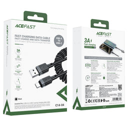 ACEFAST C14-04 USB-A to USB-C Spring Charging Data Cable