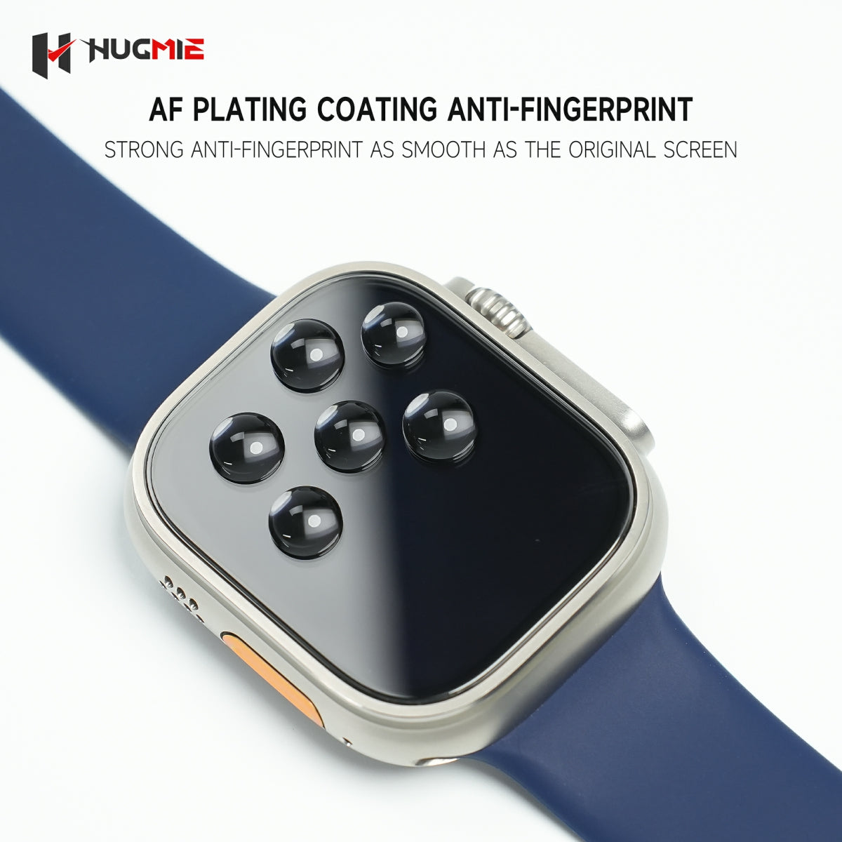 Hugmie® HD Screen Protector With Automatic Stick Film Tool For iWatch Ultra 49mm