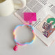 Colorful Wavy Hoop Universal Silicone Phone Wrist Lanyard - Hugmie