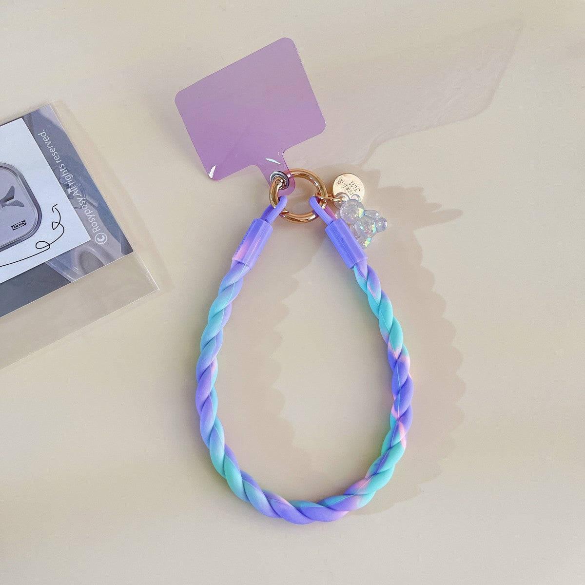 Luminous Bear Universal Silicone Phone Wrist Lanyard - Hugmie