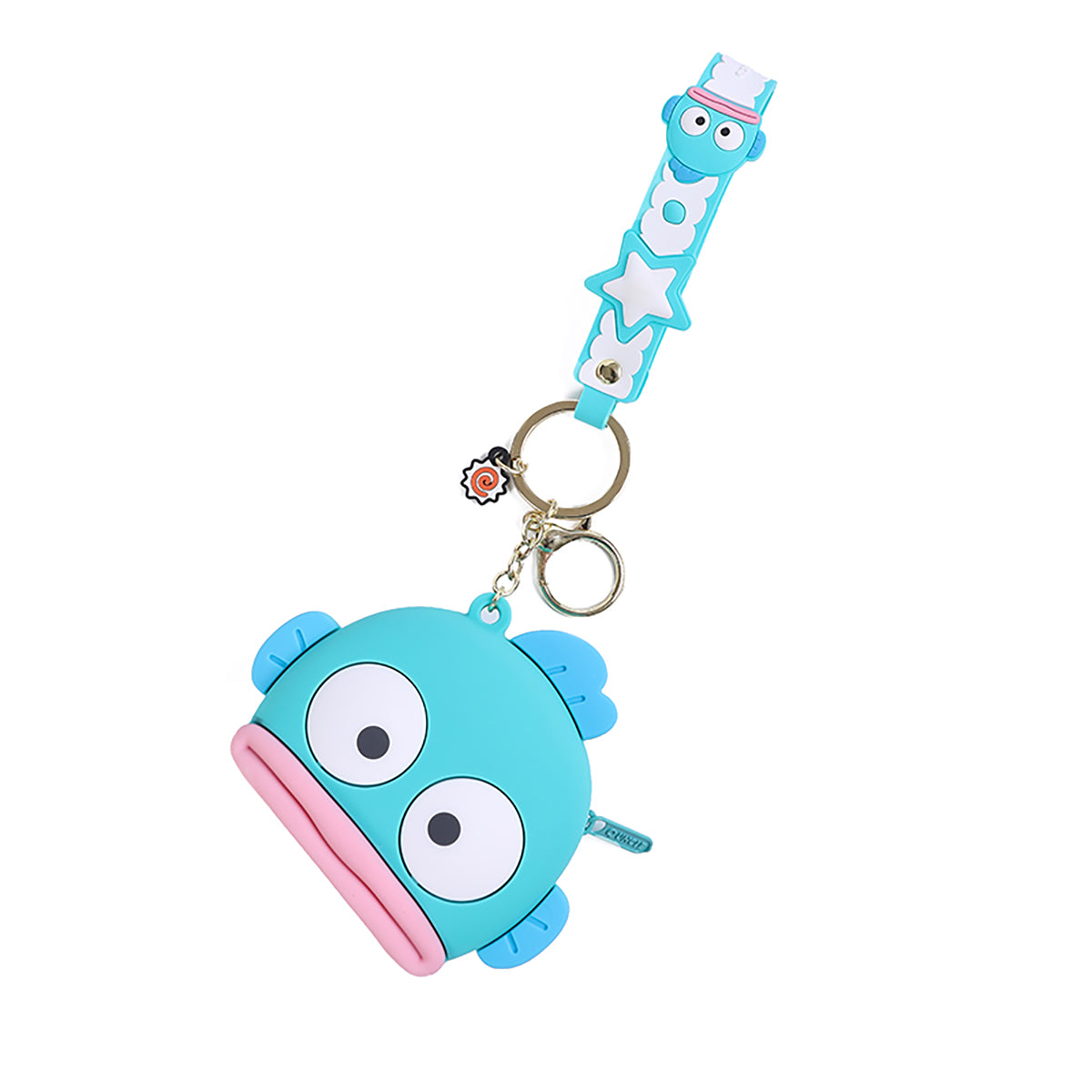 Cartoon Silicone Coin Purse Keychain