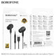 BOROFONE In-ear Wired Earphones with Mic