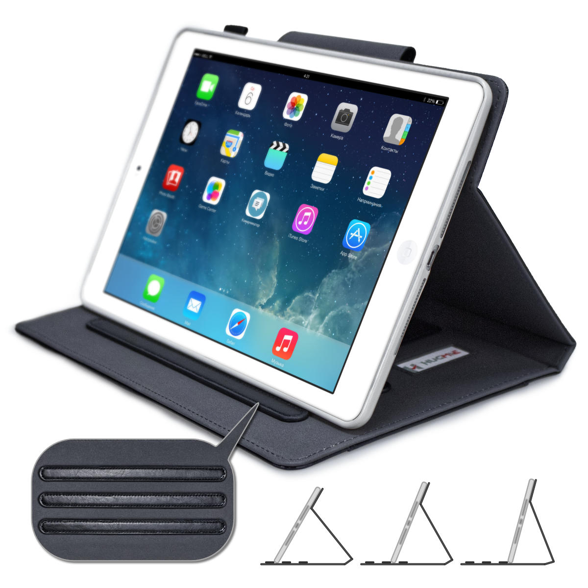 iPad Sensation Series Folio Leather Case