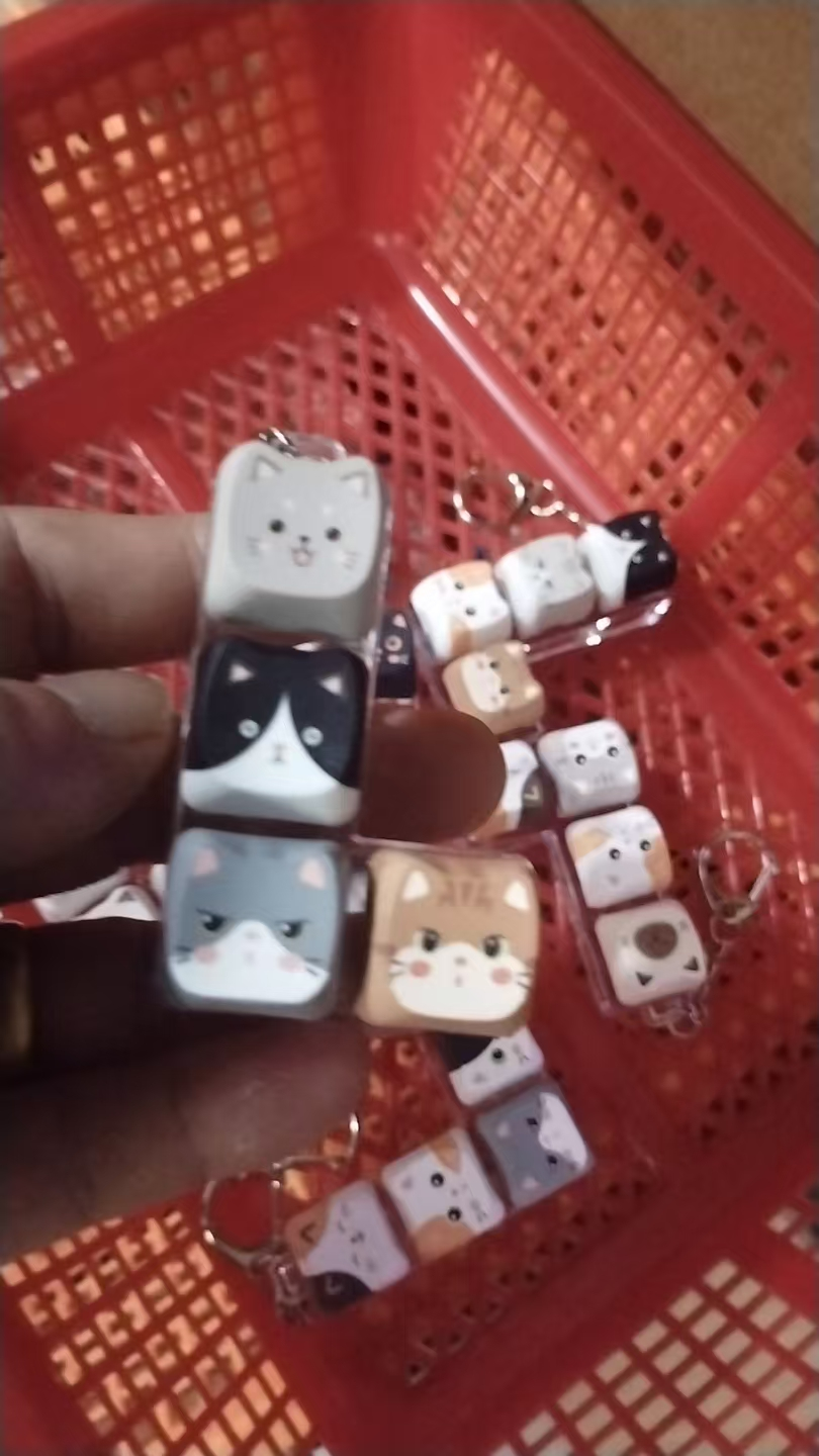 JC Keyboard Fidget Clicker Keychains
