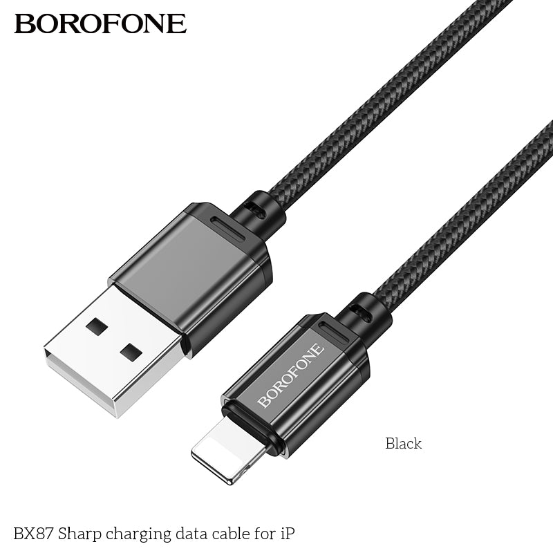 BOROFONE USB-A to Lightning Fast Charging Cable