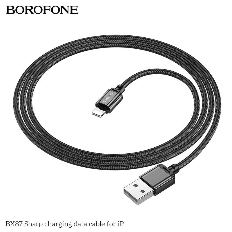 BOROFONE USB-A to Lightning Fast Charging Cable