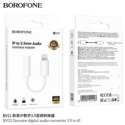 BOROFONE BV21 Genuine iP to 3.5 Digital Audio Converter