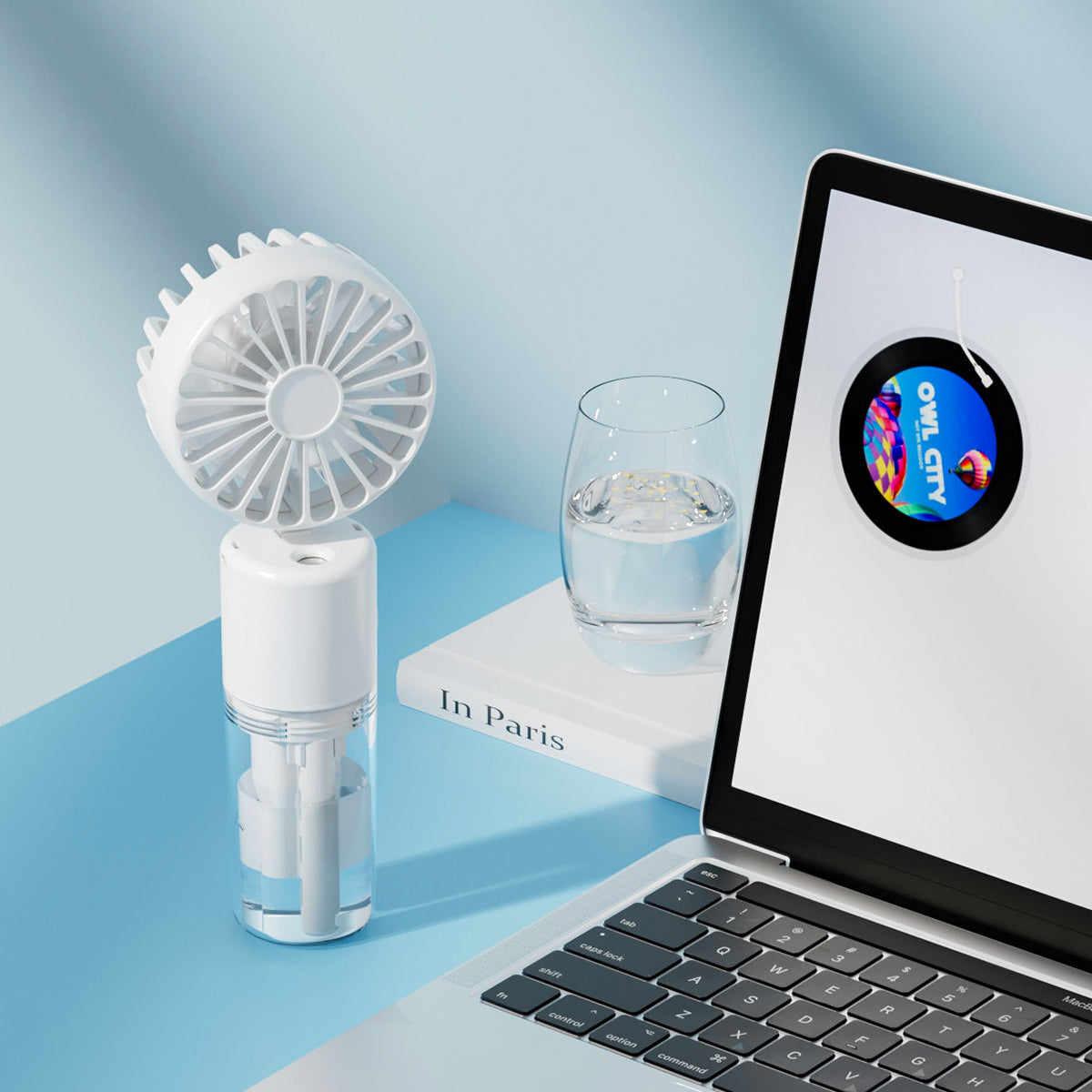 F2 Portable Handheld Misting Fan