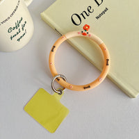 Cartoon Hoop Universal Silicone Phone Wrist Lanyard