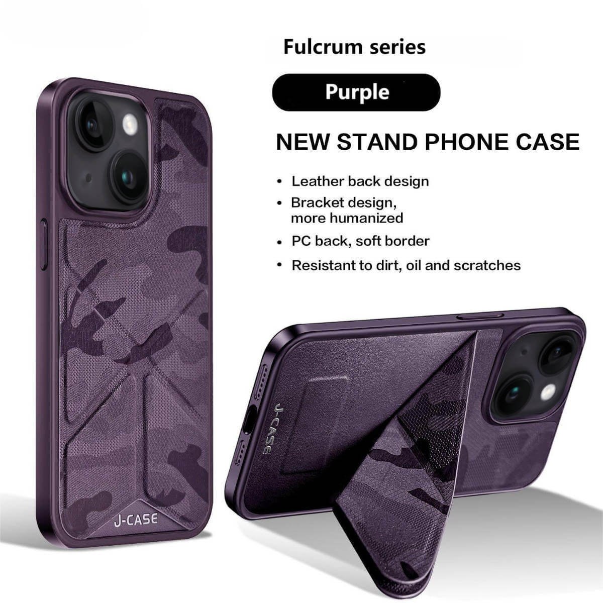 Fulcrum Series (iPhone) Leather Stand Case