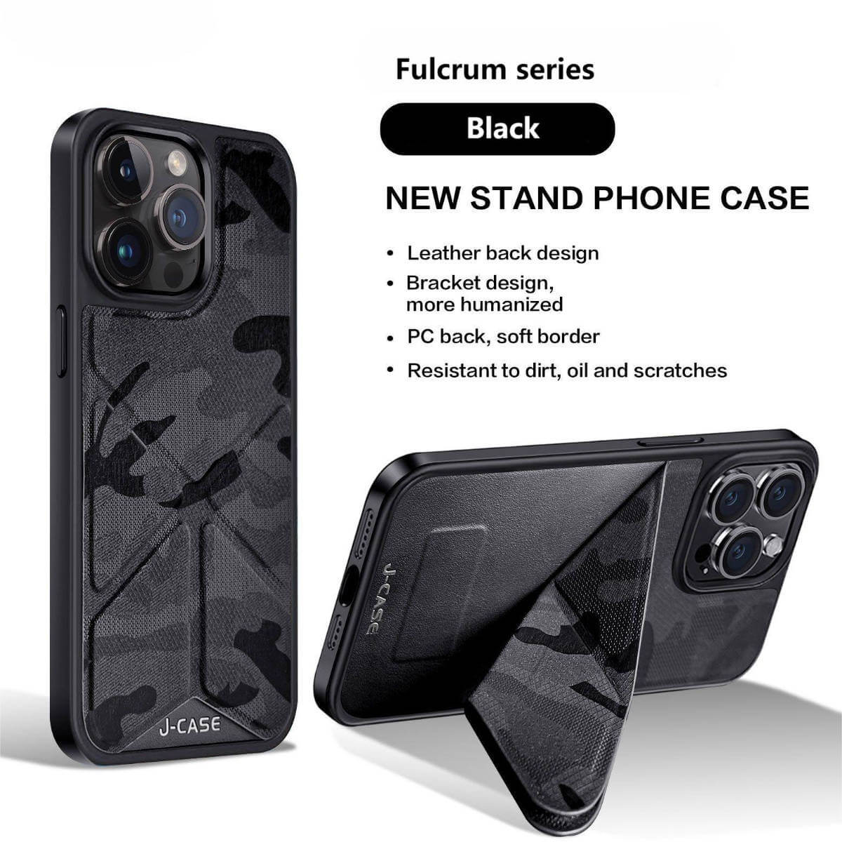 Fulcrum Series (iPhone) Leather Stand Case