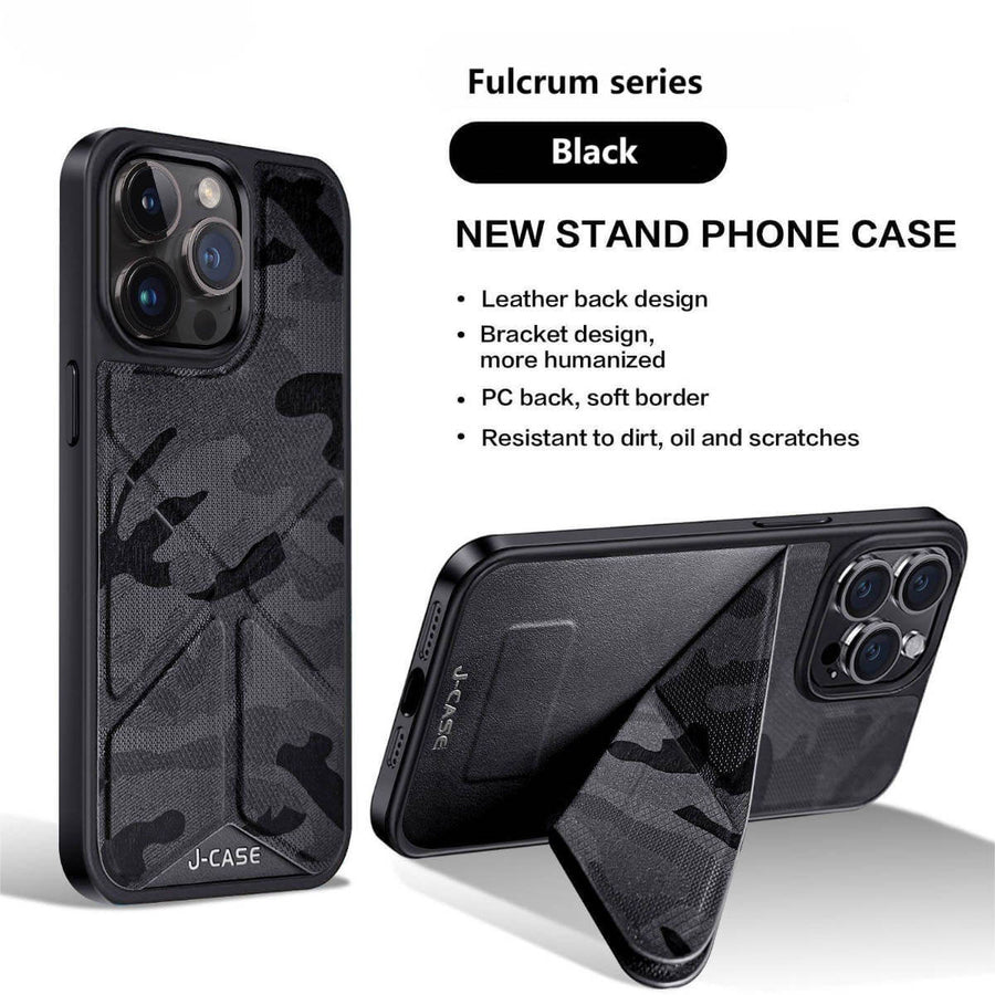 Fulcrum Series (iPhone) Leather Stand Case