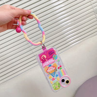 Colorful Wavy Hoop Universal Silicone Phone Wrist Lanyard - Hugmie