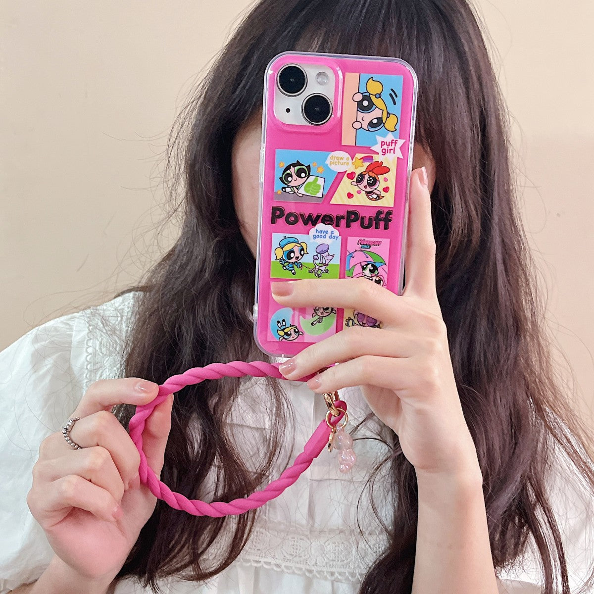 Luminous Bear Universal Silicone Phone Wrist Lanyard - Hugmie