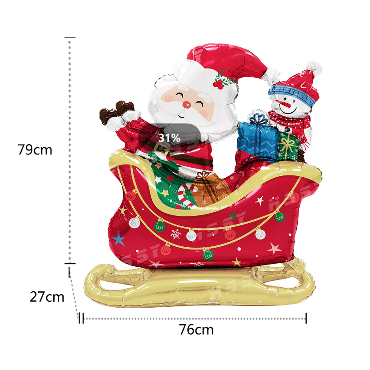 Christmas & New Year Foil Balloon