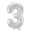 Foil Number Helium Balloons