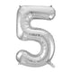 Foil Number Helium Balloons