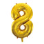 Foil Number Helium Balloons
