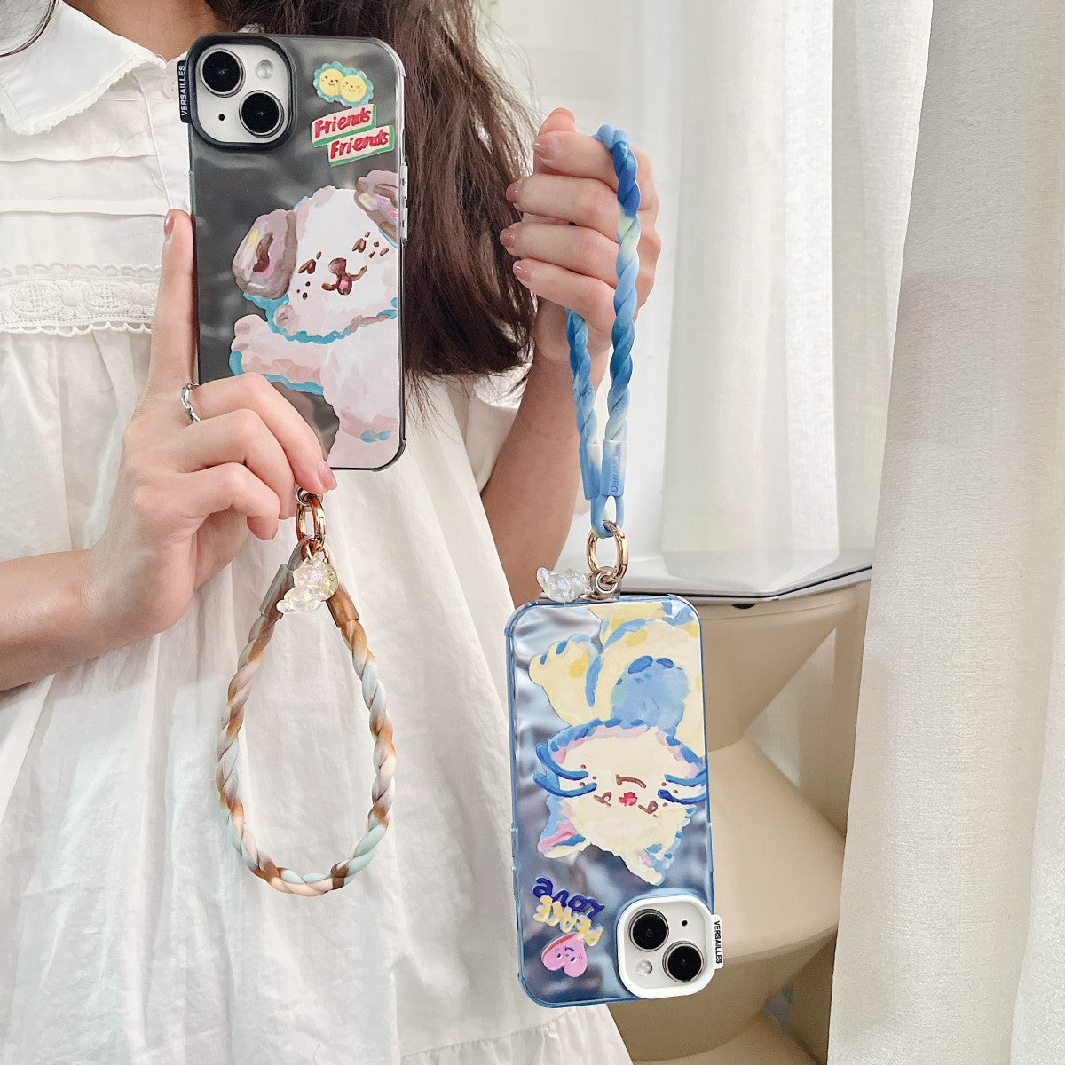 Luminous Bear Universal Silicone Phone Wrist Lanyard - Hugmie