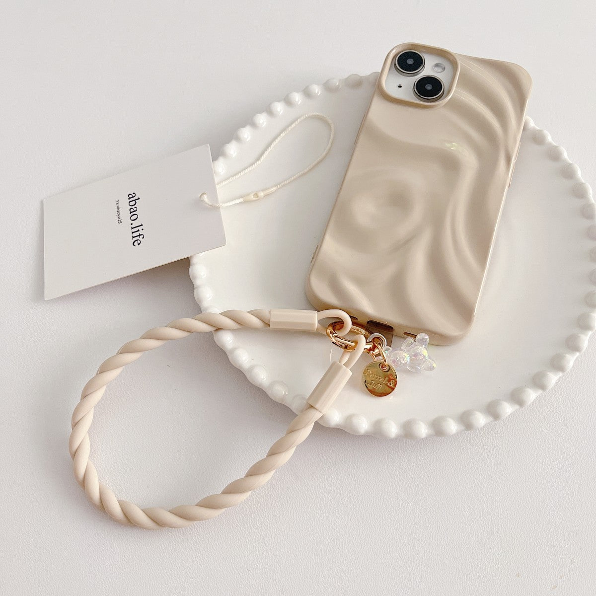 Luminous Bear Universal Silicone Phone Wrist Lanyard - Hugmie