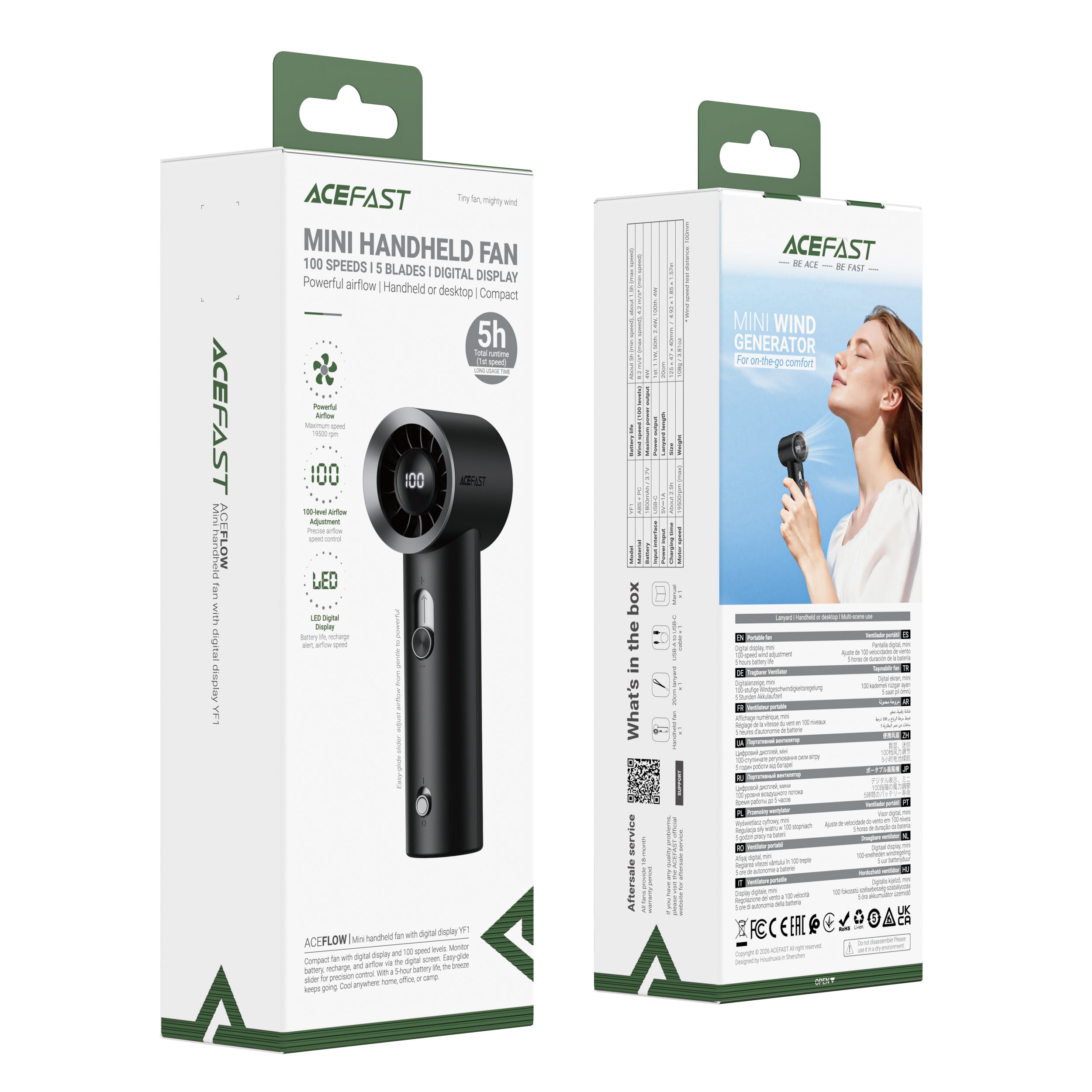 ACEFAST Handheld Fan