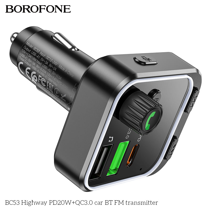BOROFONE Car BT FM Transmitter