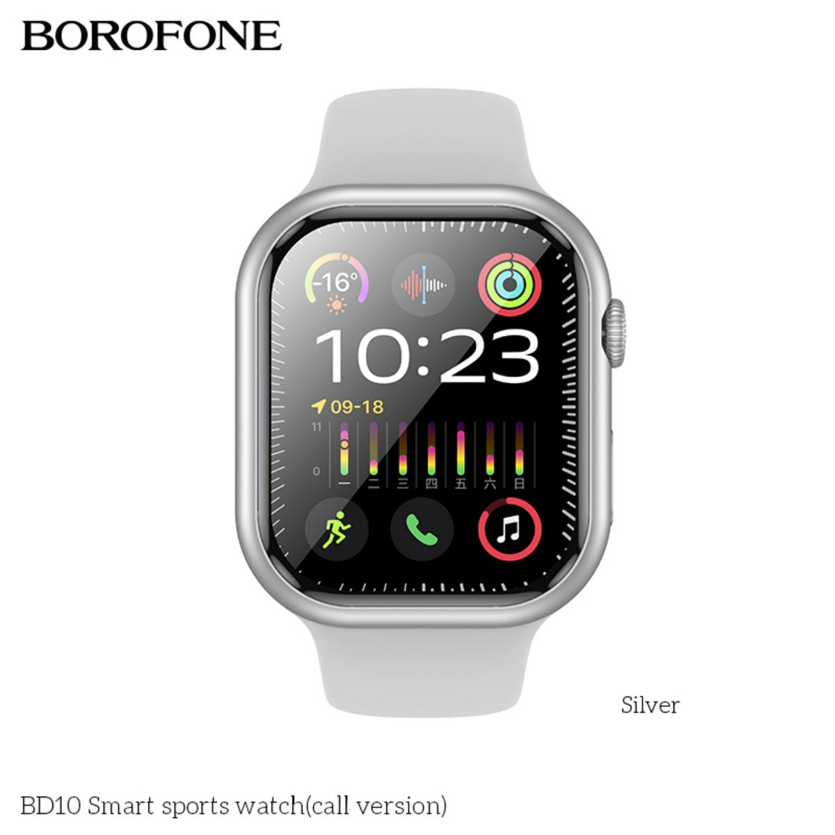BOROFONE Smart Sports Watch(Call Version)