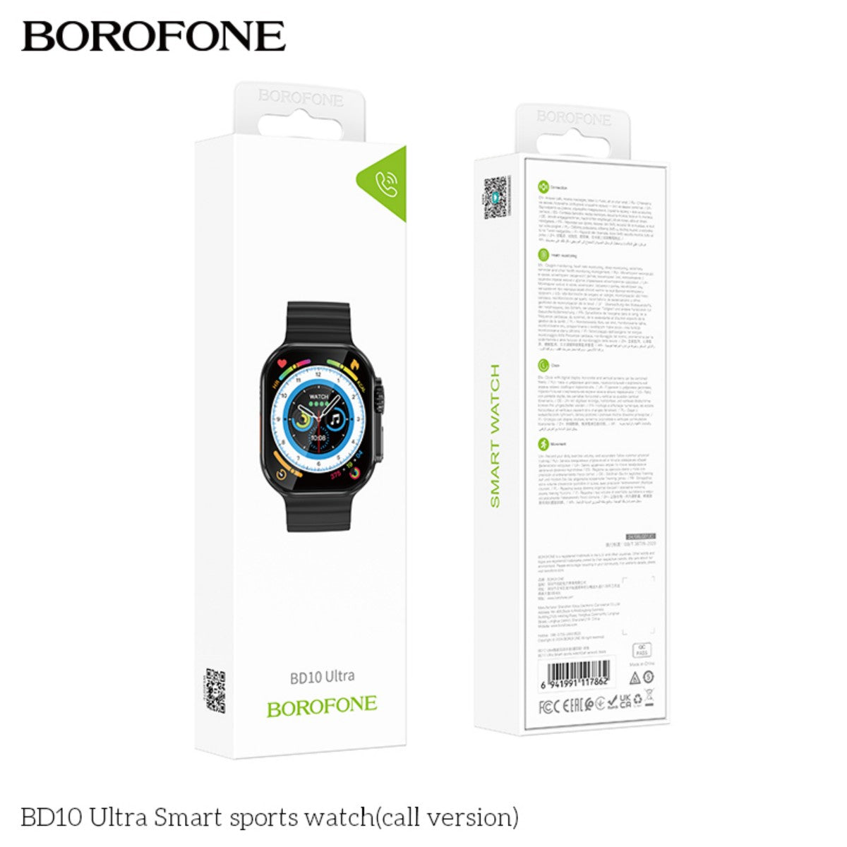 BOROFONE Smart Sports Watch(Call Version)
