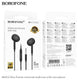 BOROFONE In-ear Wired Earphones with Mic
