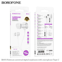 BOROFONE In-ear Wired Earphones with Mic