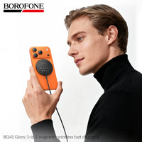 BOROFONE BQ41 Glory 3-in-1 Magnetic Wireless Fast Charger