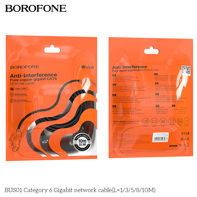 BOROFONE BUS01 Category 6 Gigabit Network Cable