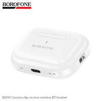 BOROFONE BW95 Cancion Clip-on True Wireless BT Headset