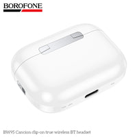 BOROFONE BW95 Cancion Clip-on True Wireless BT Headset