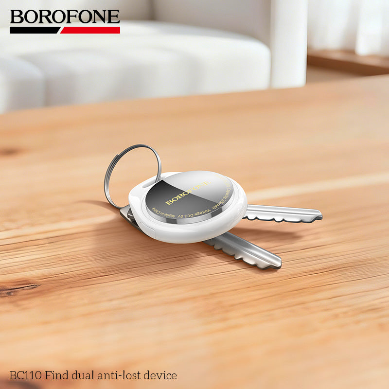 Borofone BC110 Find Dual Anti-Lost Smart Tracker for Keys, Bags & More