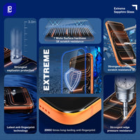 Sapphire Coated Tempered Glass Screen Protector