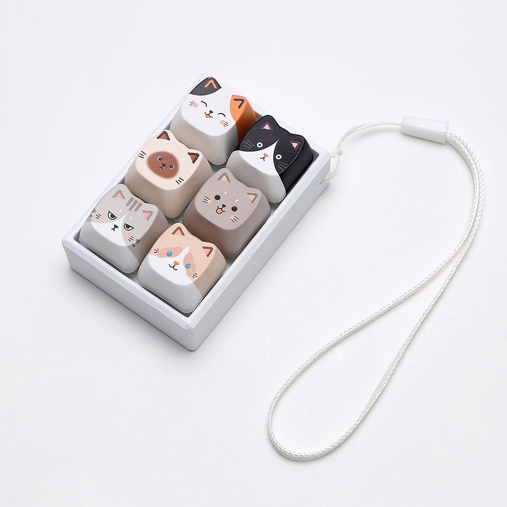 JC Keyboard Fidget Clicker Keychains