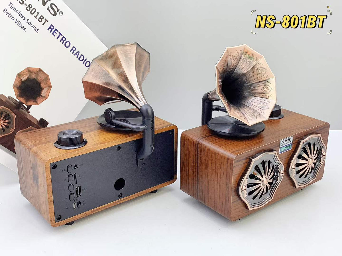 NNS Retro Portable Bluetooth Speaker