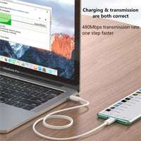 Coteci Macbook USB C to USB C Charging Cable 100W 2M - Hugmie